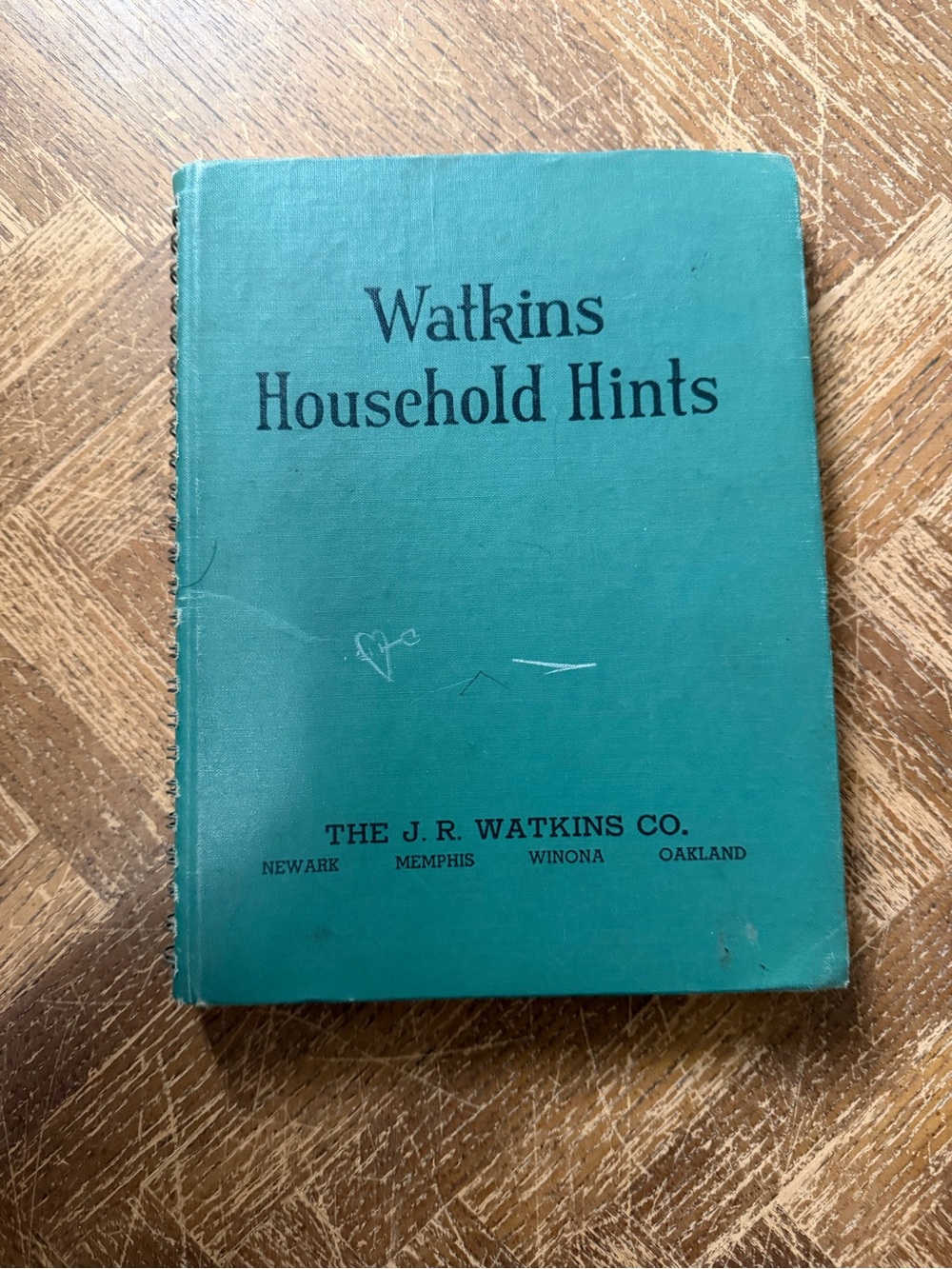 Watkins Household Hints Vintage Book